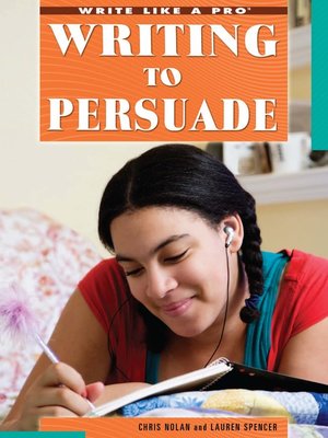 cover image of Writing to Persuade